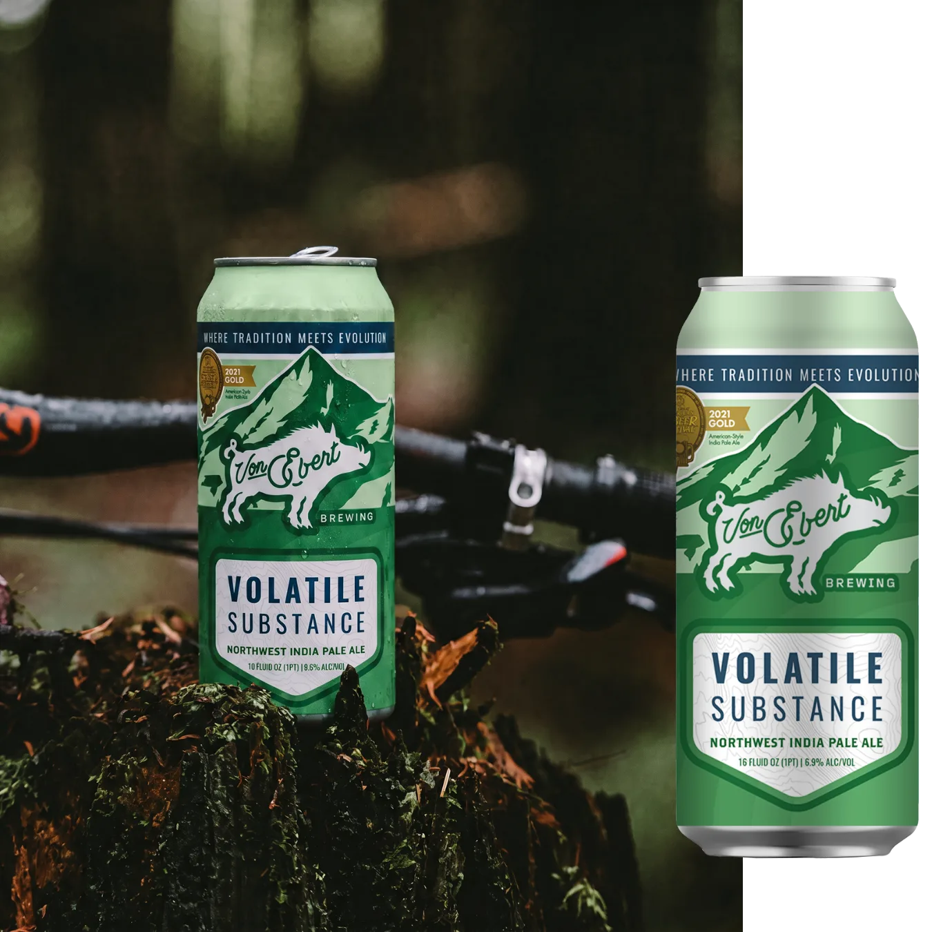Volatile Substance can and label