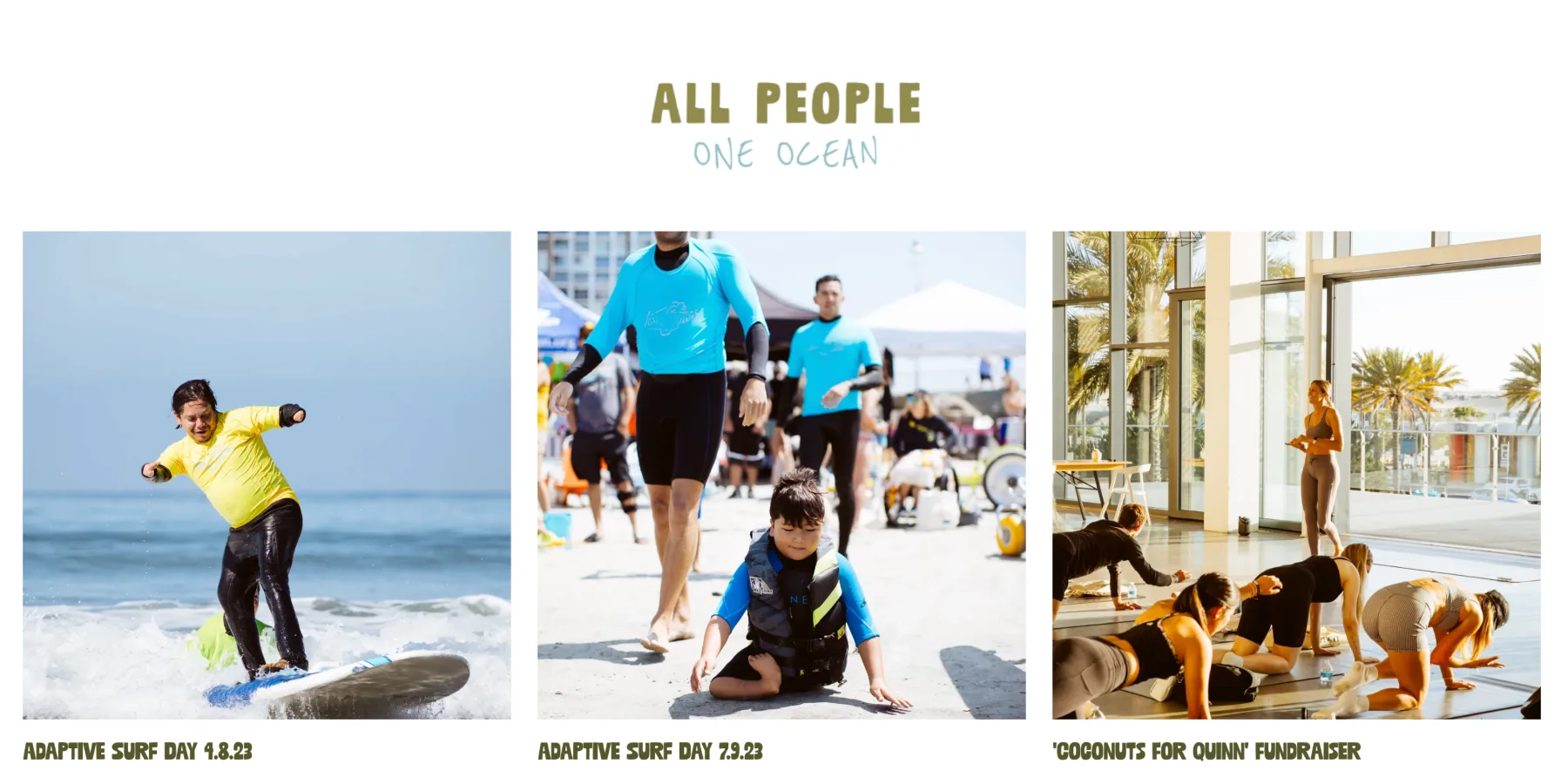 All People, One Ocean event spread