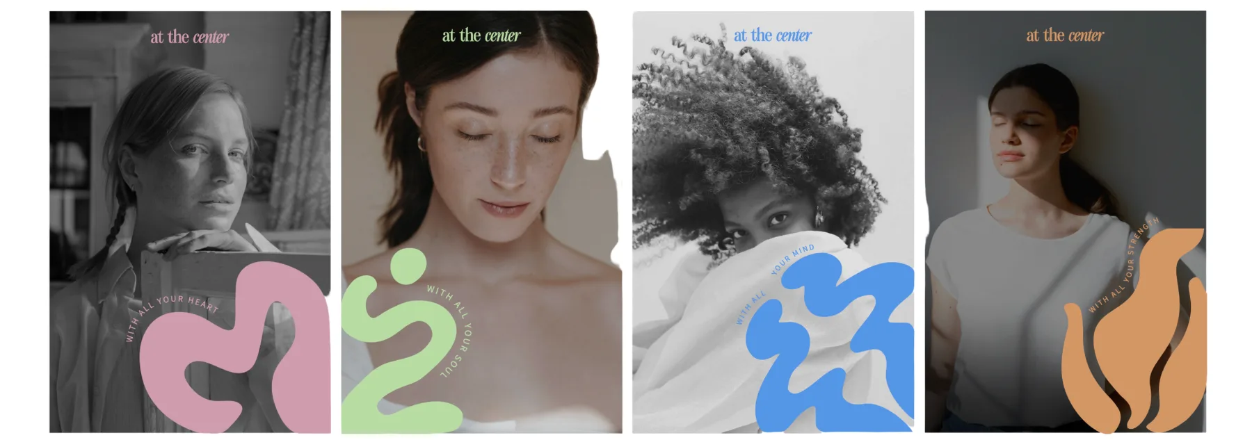 Heart, soul, mind, strength poster series