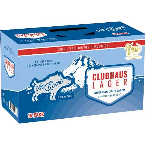 Clubhaus Lager 15-pack box
