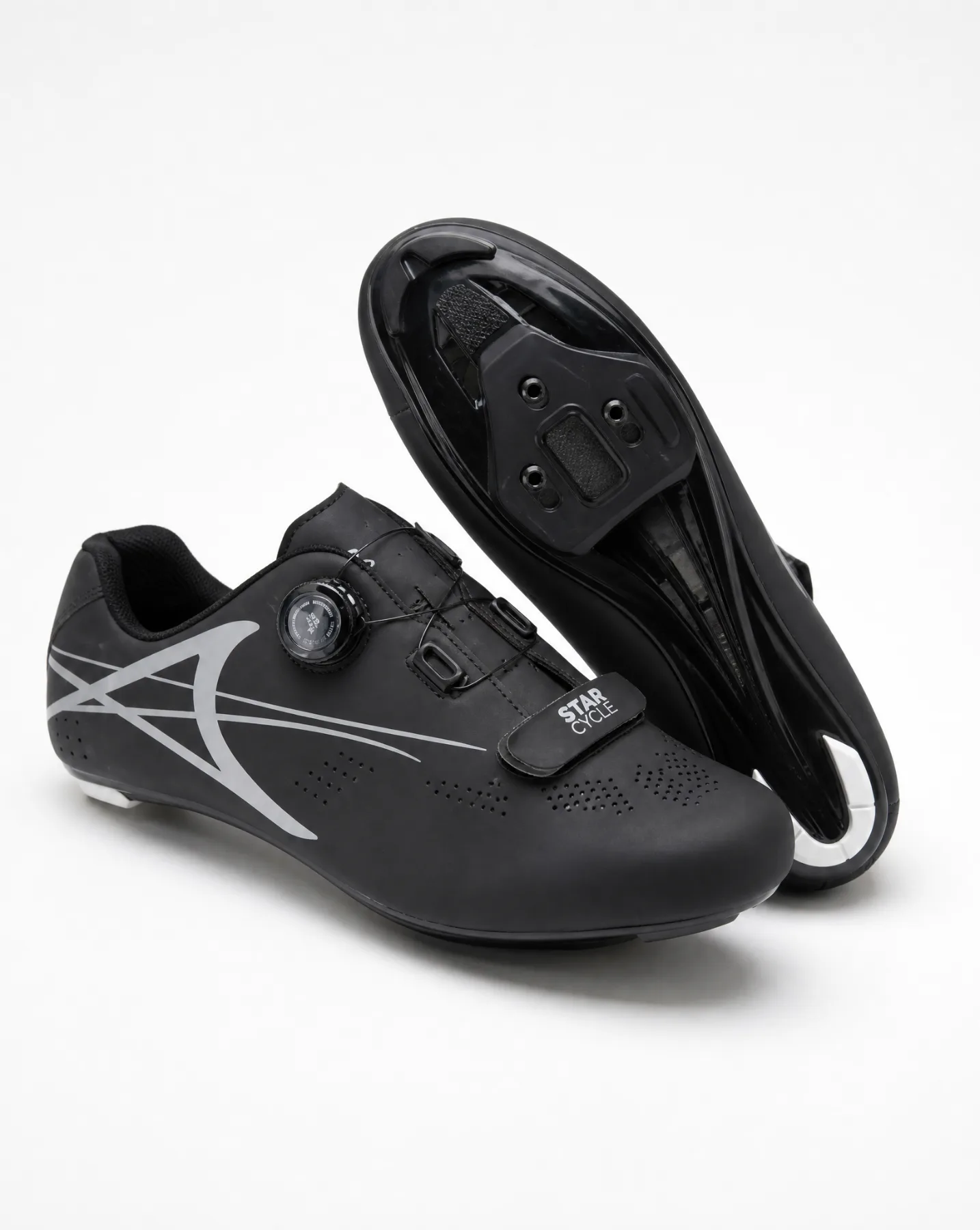 Spin shoes, black colorway