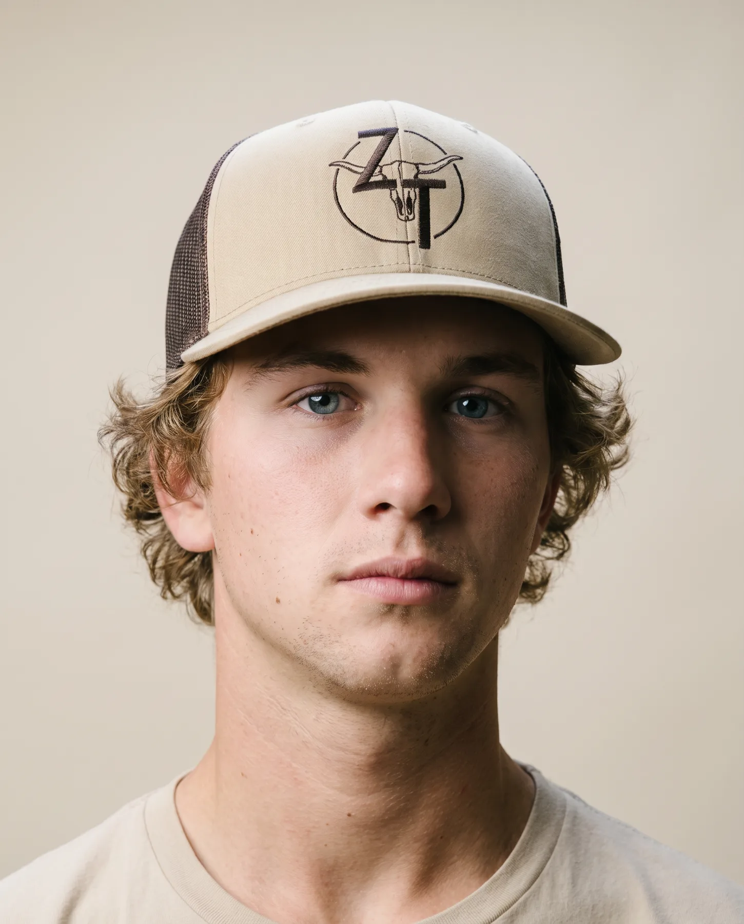 ZT trucker hat, studio