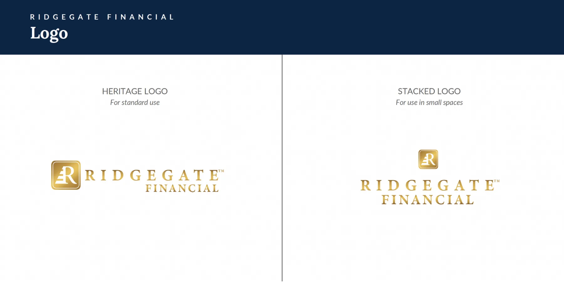 Heritage and stacked logos