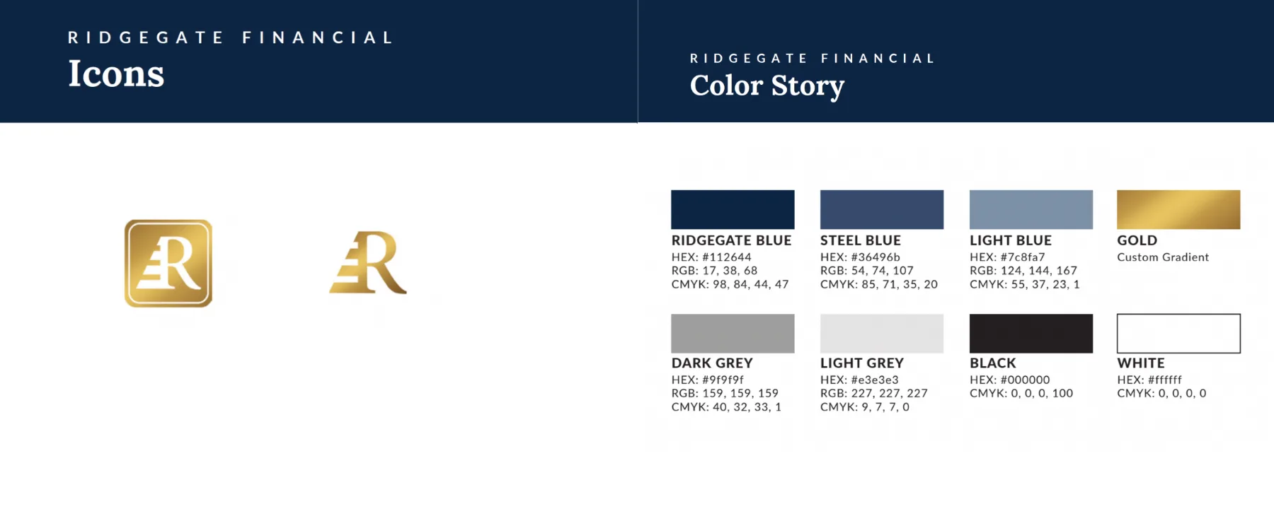 Icons and color story
