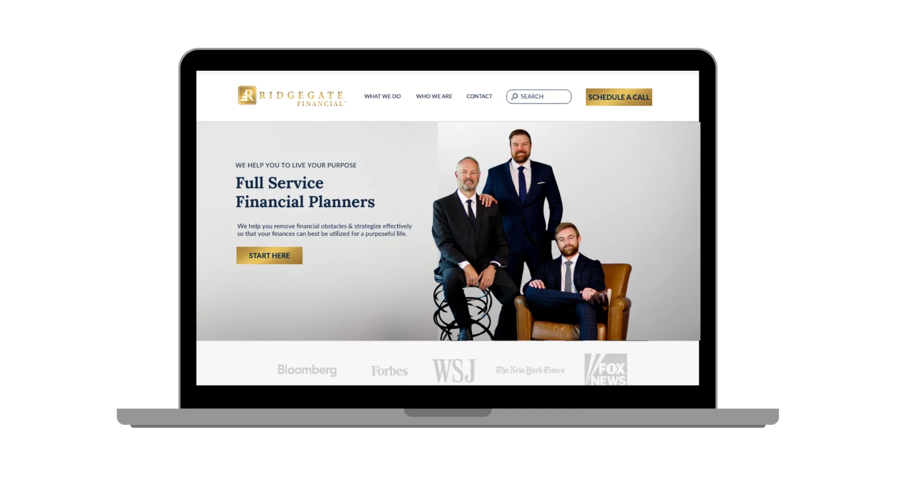 Website homepage