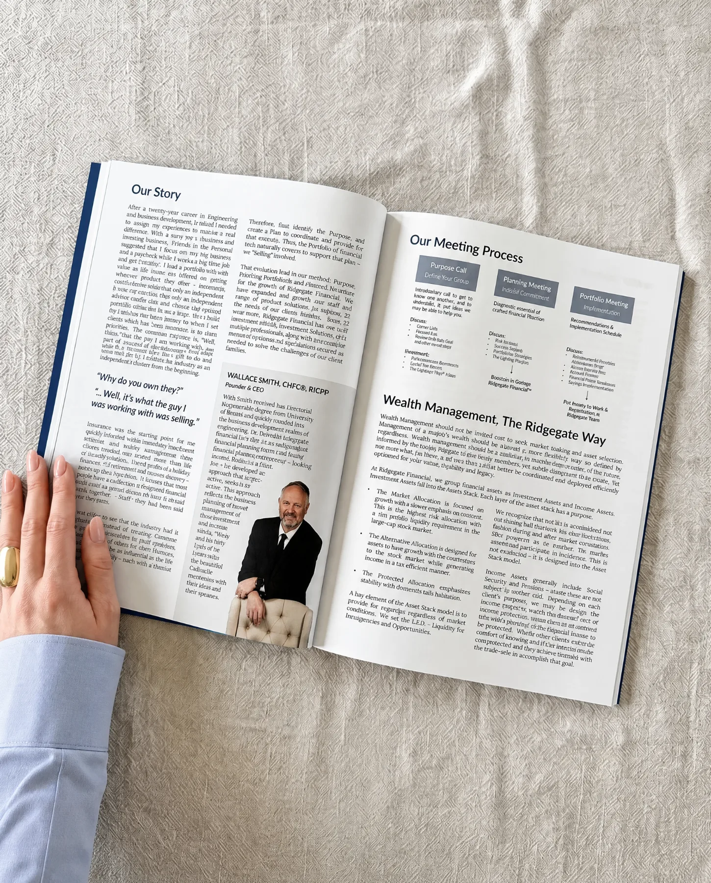 Client booklet spread