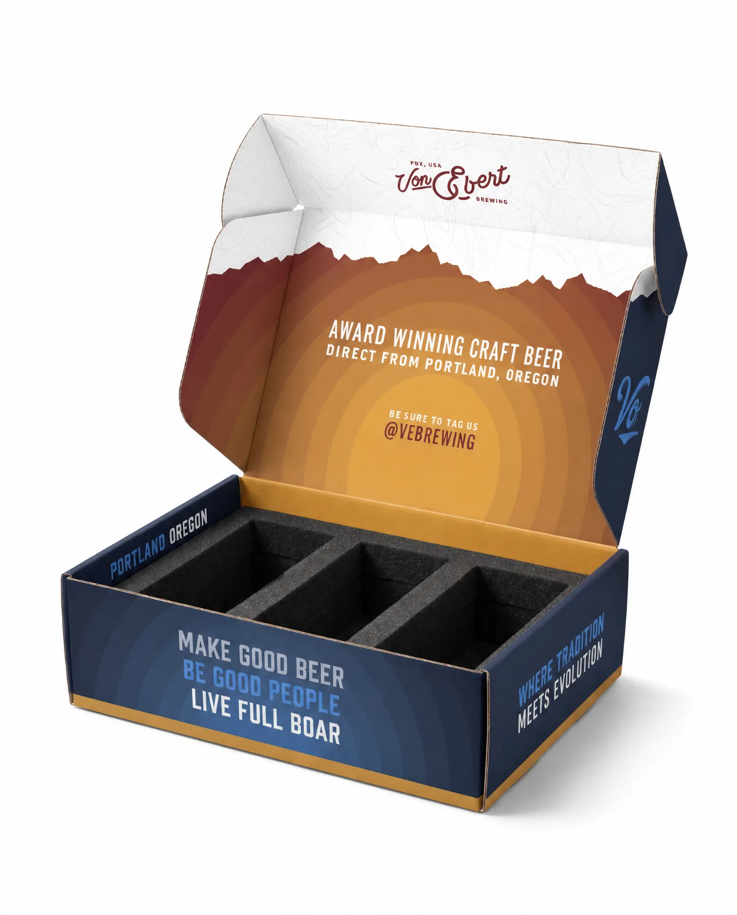 Von Ebert PR box, open