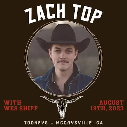 Tour date advertisement