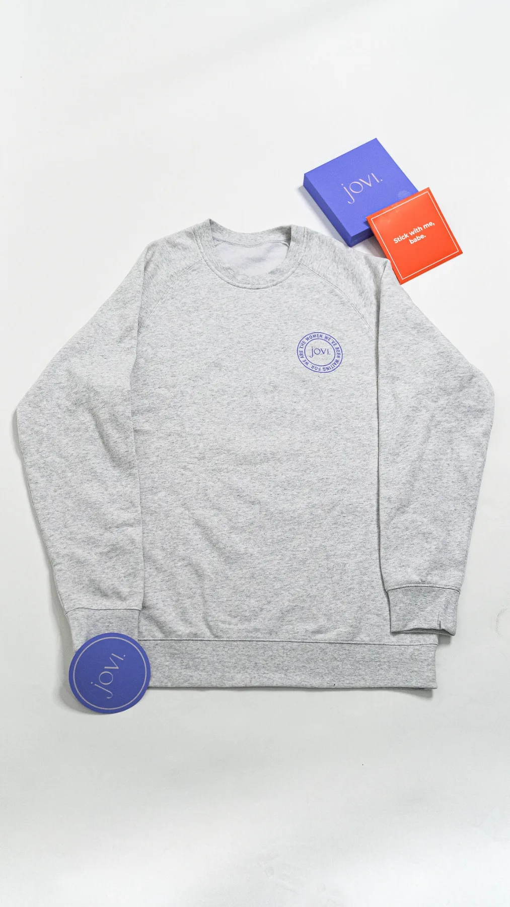 Jovi crewneck chest stamp
